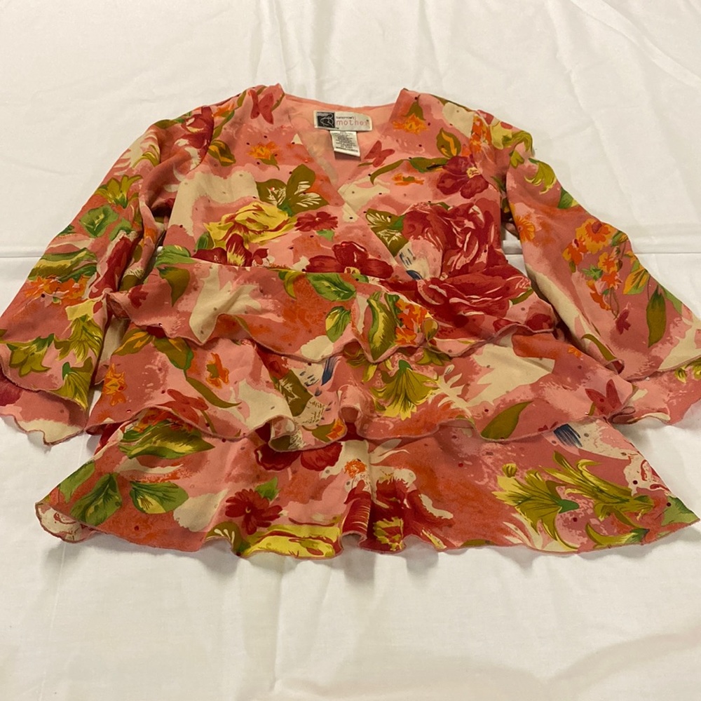 Floral maternity top - Picture 1 of 3